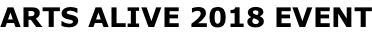 ARTS ALIVE 2018 EVENT